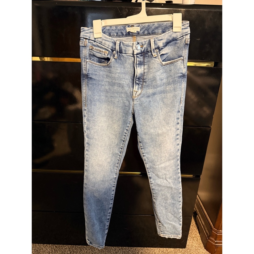 Good American Light Blue Skinny Jeans